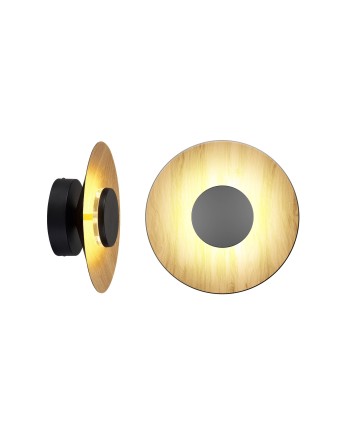 ORION * APLIQUE LED 8W 3000K NEGRO/ MADERA